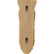 Ekena Millwork 5"W x 7"D x 14"H Large Traditional Acanthus Corbel, Red Oak CORW05X07X14TARO - alternate 3